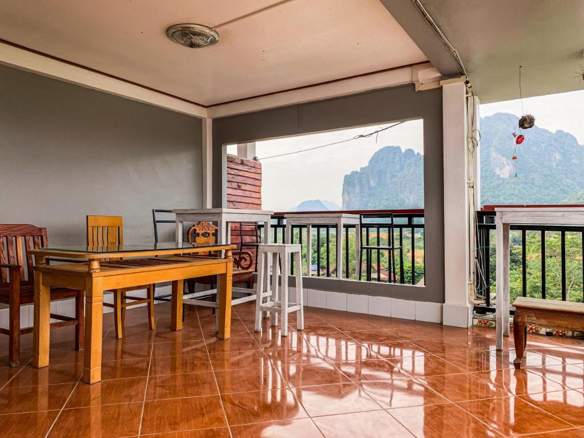 Bountang Mountain View Riverside Hotel Ванг-Виенг Экстерьер фото