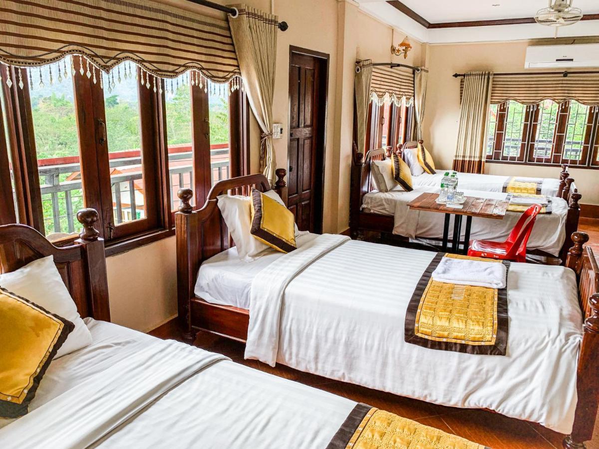 Bountang Mountain View Riverside Hotel Ванг-Виенг Экстерьер фото