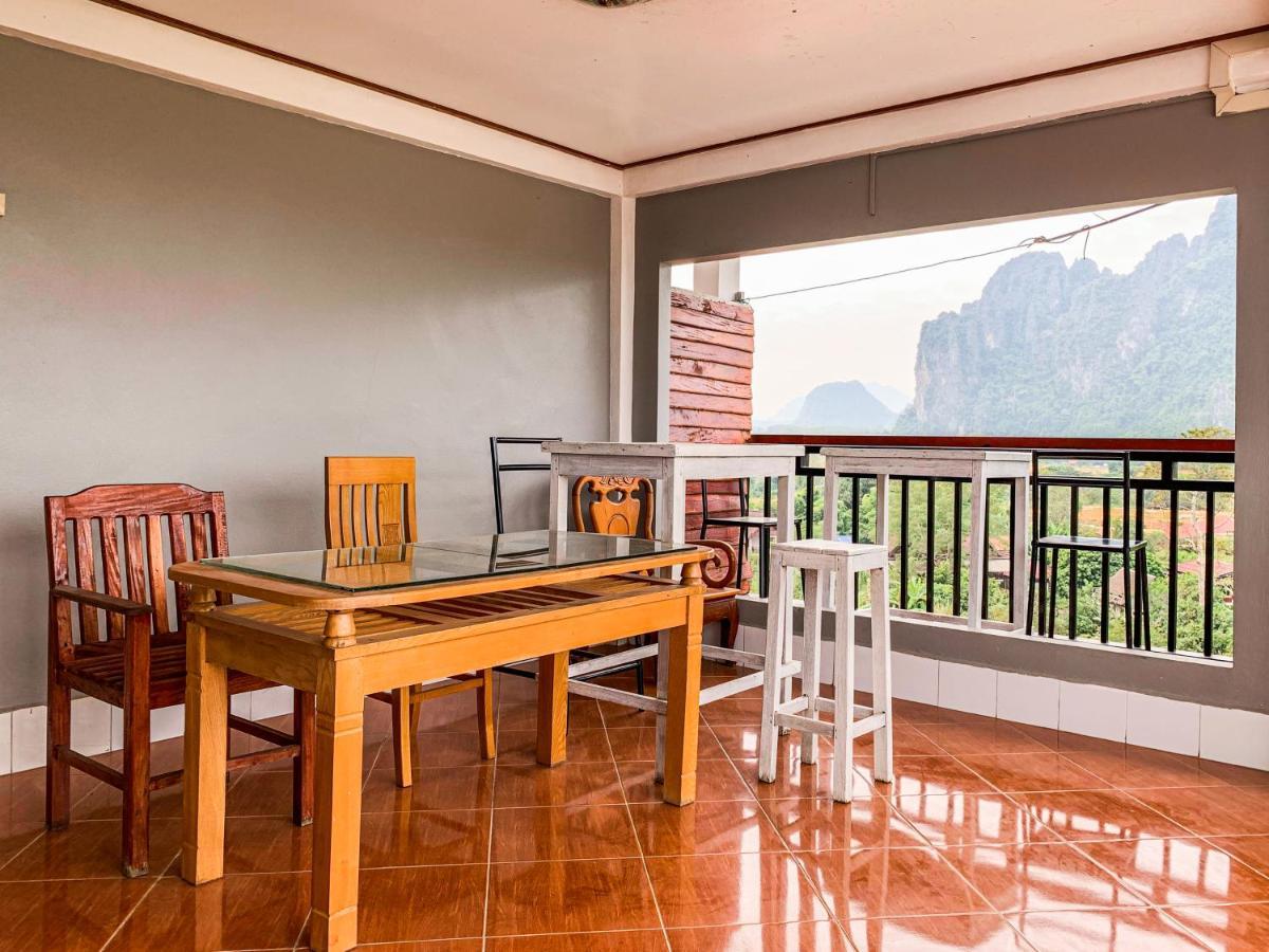 Bountang Mountain View Riverside Hotel Ванг-Виенг Экстерьер фото
