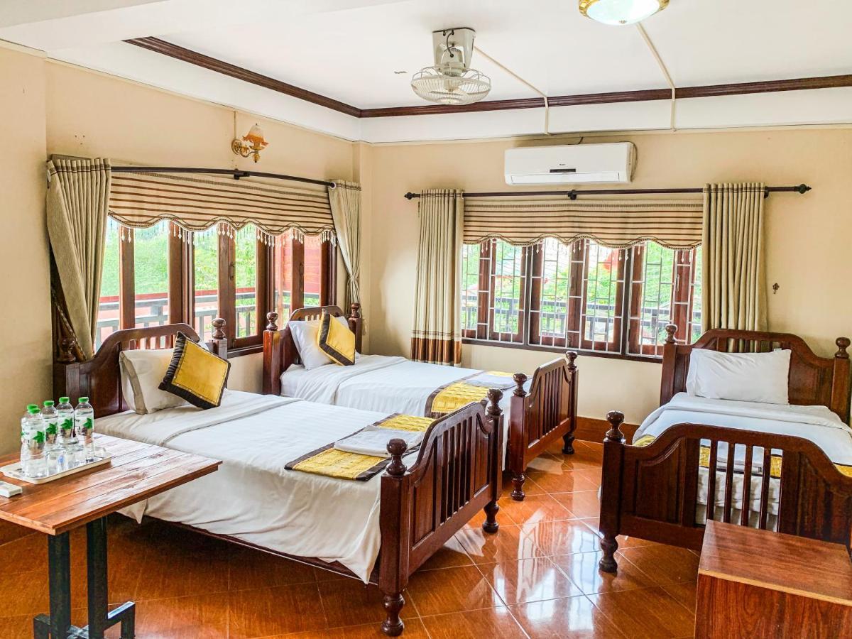 Bountang Mountain View Riverside Hotel Ванг-Виенг Экстерьер фото