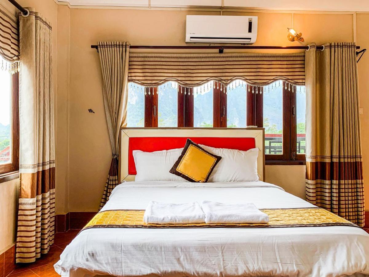 Bountang Mountain View Riverside Hotel Ванг-Виенг Экстерьер фото